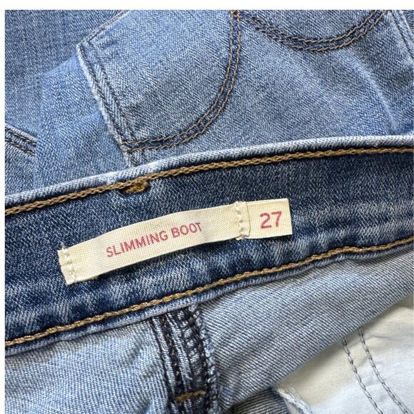 Levi’s Slimming Boot Jeans Women’s 27 Medium Wash - Picture 5 of 10